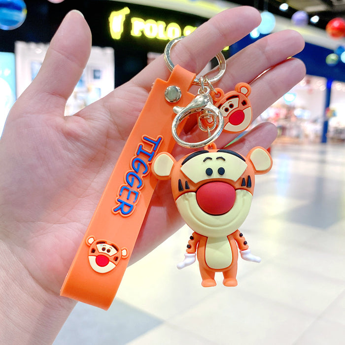 Wholesale cartoon keychain, car keychain, backpack pendant, doll