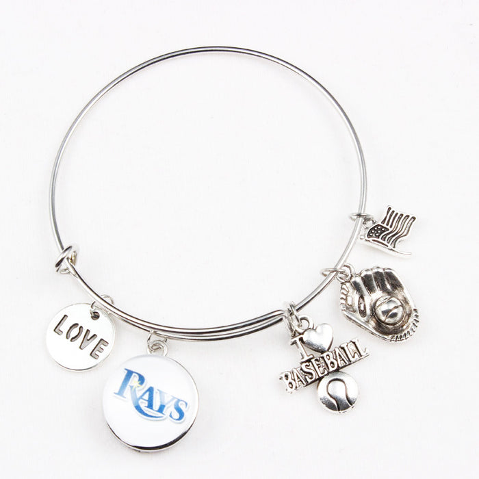 Wholesale Team bracelet alloy baseball glove small pendant bracelet