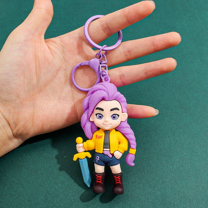 Wholesale Kpop Anime Backpack Pendant Keychains