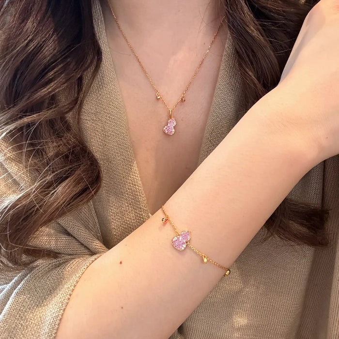 Wholesale Full diamond gradient bracelet, niche, high-end, light luxury, fashionable, versatile, new handmade accessory