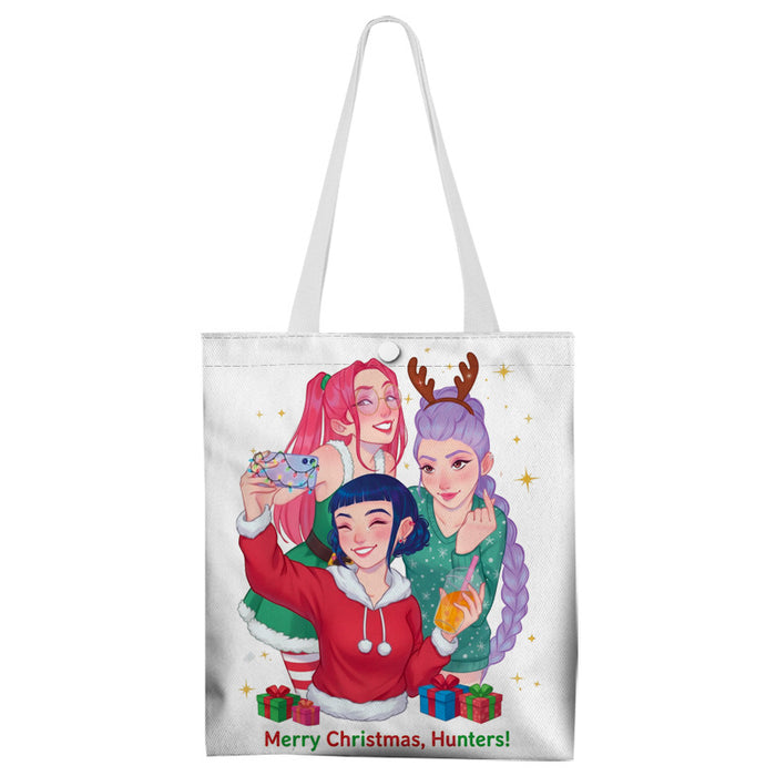 Wholesale KPOP Christmas Cartoon Merchandise Canvas Shoulder Bag