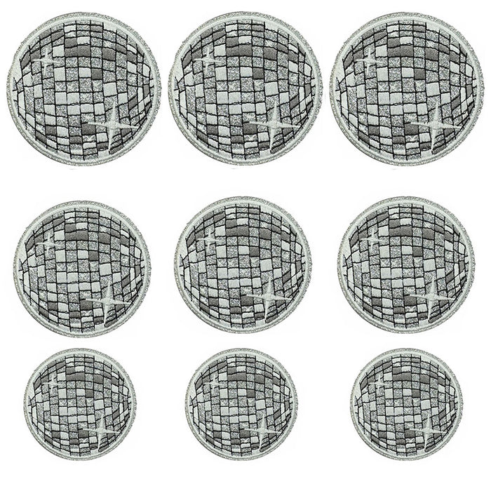Wholesale Flash Disco Embroidered Cloth DIY Patches