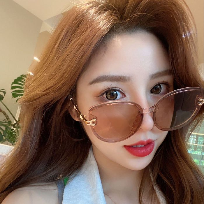 Wholesale Round frame sunglasses with UV protection, fashionable sun protection, and sunglasses