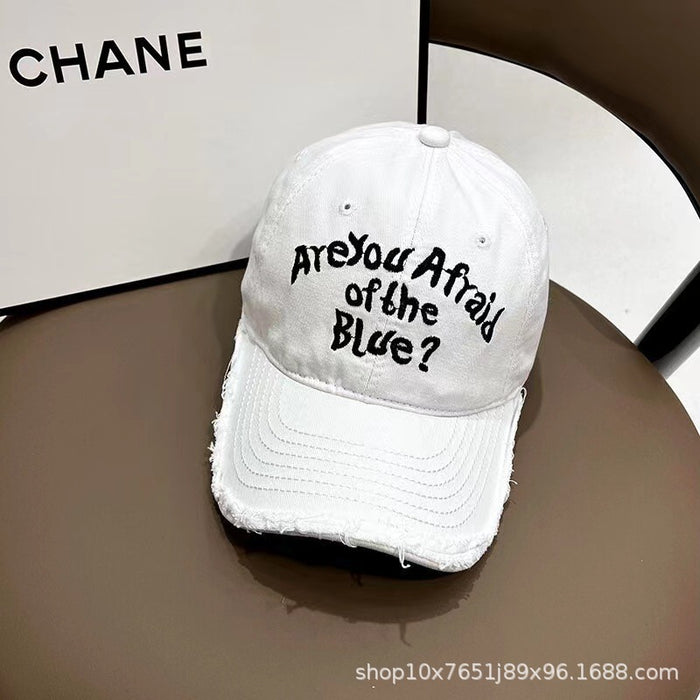 Wholesale New baseball cap, personalized retro edged duckbill cap, fashionable and versatile