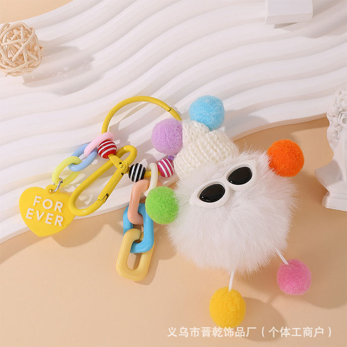 Wholesale Cartoon Cute Plush Keychains JDC-KC-Jinqian002