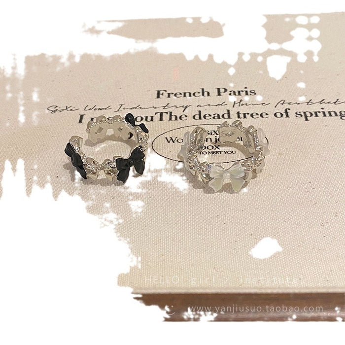 Wholesale Sweet bow ring  Open index finger ring