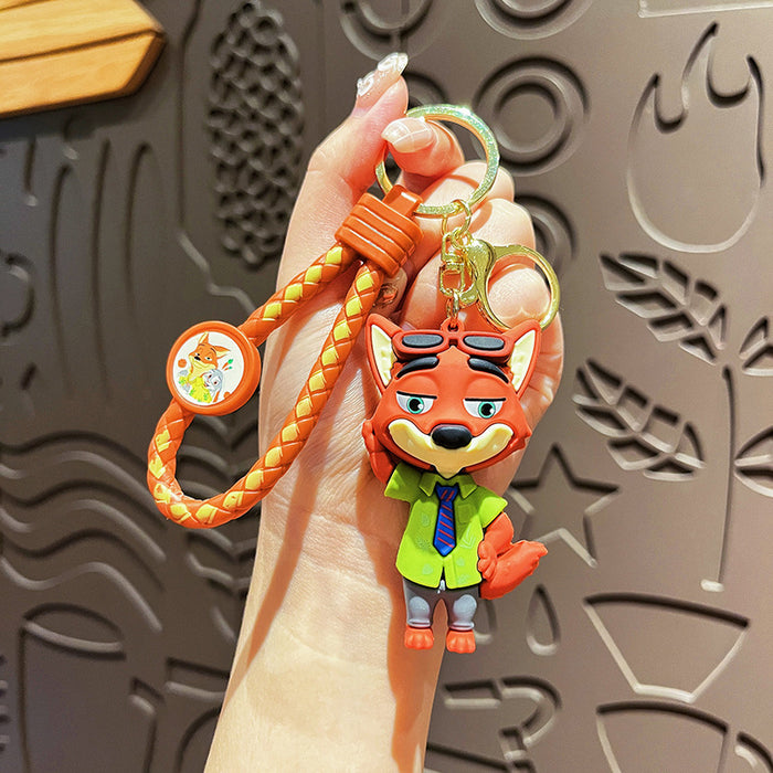 Wholesale Keychain Cute Cartoon Couple Bag Pendant