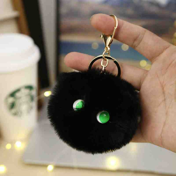 Wholesale Cute Plush Cat Ball Elf Cat Pendant Cute Style Girl Keychain Bag Hanging New Key Chain