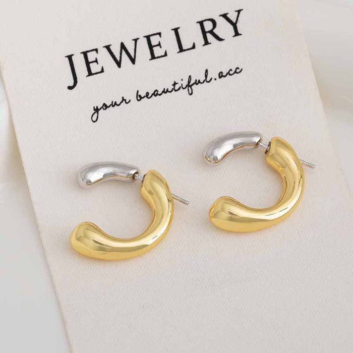 Wholesale ing C-shaped Earrings Pigment Ring Ear Buckle