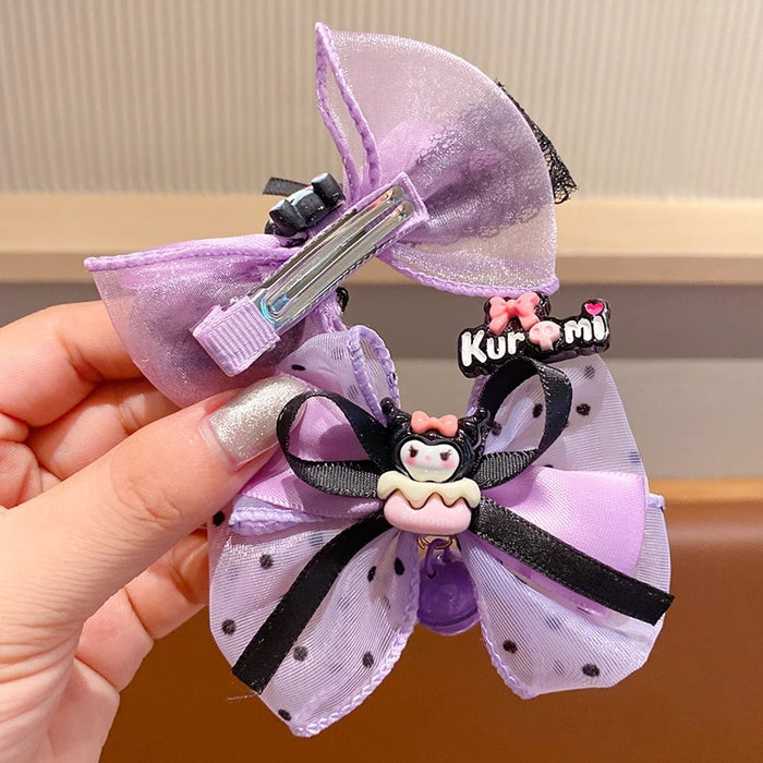 Wholesale cartoon hairpin bow ribbon tassel hairpin headdress cute