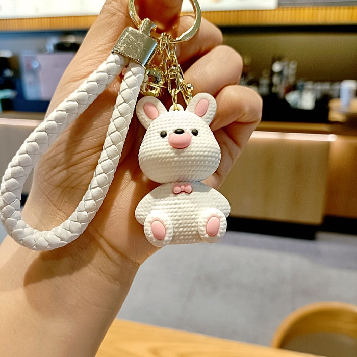 Wholesale PVC Wool Animal Keychain JDC-KC-MingT127