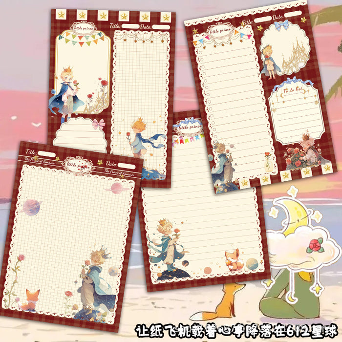 Wholesale B5 Cartoon Little Prince Notepad - Cute Tearable Draft Paper for Students Trendy Stationery