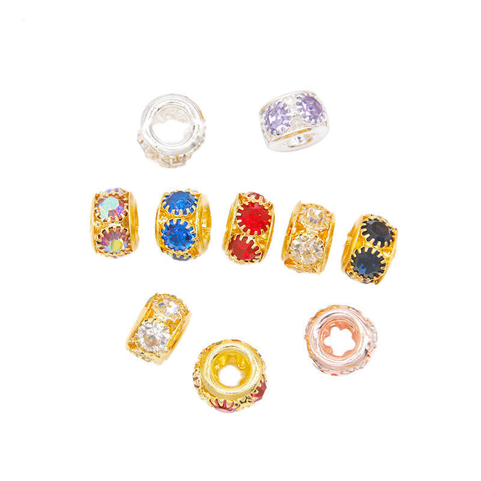 Wholesale 100pcs/pack 12mm Rhinestone Spacer Beads JDC-BDS-SuP001