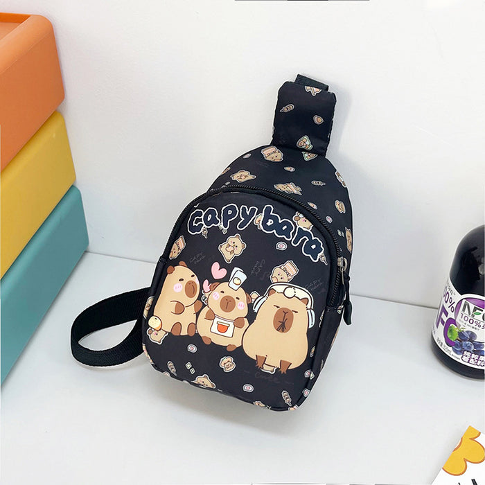 Wholesale Cute Cartoon Children' s Bag Chest Bag Kindergarten Little Girl' s Outgoing Crossbody Bag