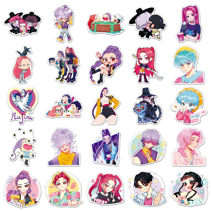 Wholesale 50pcs KPOP stickers animated movie waterproof decorative stickers
