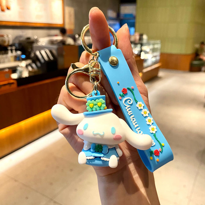 Wholesale Silicone Cartoon Doll Keychain JDC-KC-MingT228