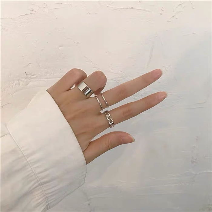 Wholesale Personalized ring with adjustable opening for index finger joint ring