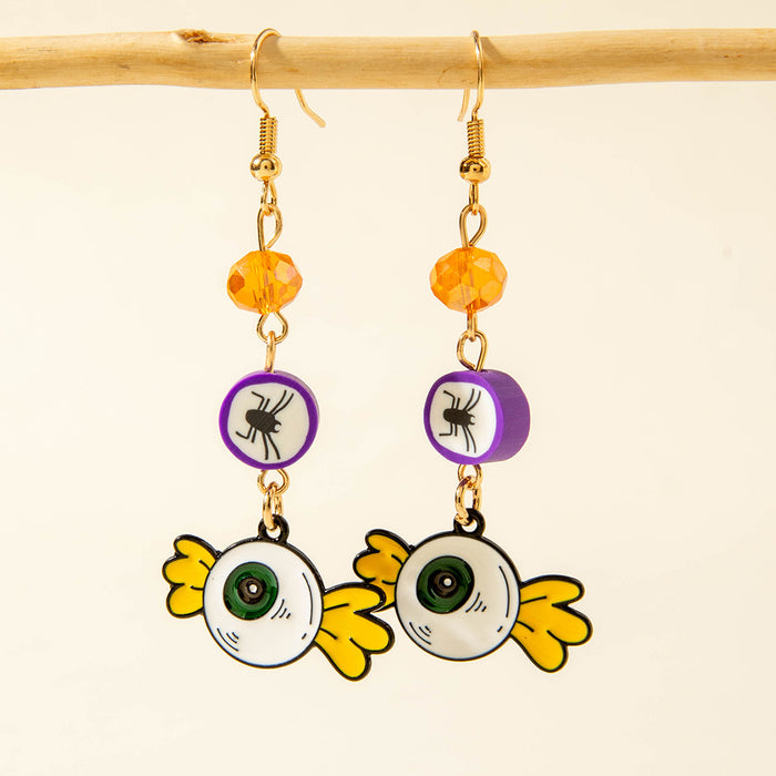 Wholesale  Ghost Pumpkin Skull Alloy Earring Set Trendy Party Jewelry Accessory MOQ≥2