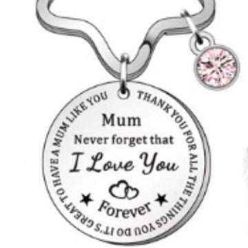 Wholesale Stainless Steel Mother's Day Keychain JDC-KC-JinZ002