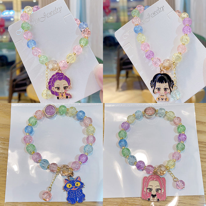 Wholesale Glass Lapis Lazuli Bracelet Fashion Accessory for Kids MOQ≥3