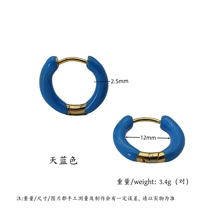 Wholesale Earrings, earrings, light luxury, high-end titanium steel jewelry