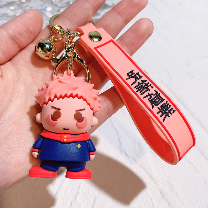 Wholesale Cartoon Silicone Doll Keychain JDC-KC-QiChao048