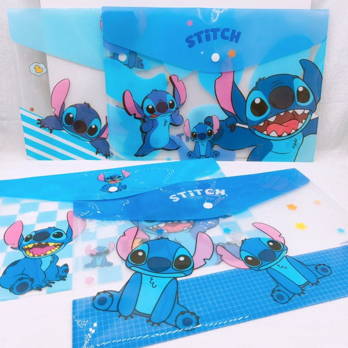 Wholesale 24pcs/ set Document Bag PP Button Bag Cartoon A4 Storage Bag