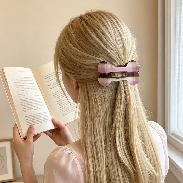 Wholesale Irregular Striped PVC Hair Claw Fashion Accessory for Everyday Styling