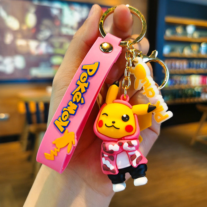 Wholesale Cartoon Doll Silicone Keychain JDC-KC-Tingm236