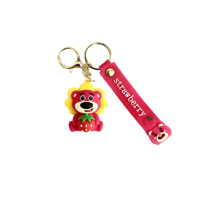 Wholesale Silicone Cartoon Doll Keychain JDC-KC-MingT109