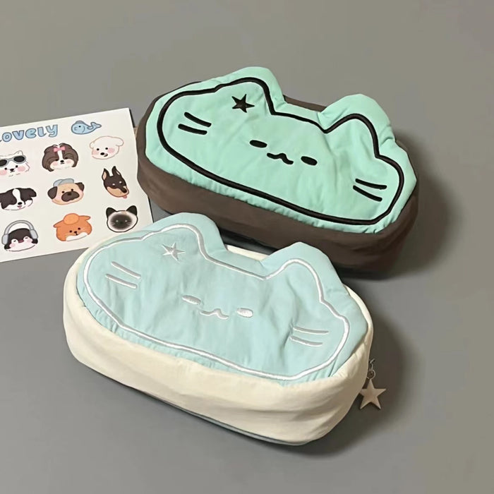 Wholesale Star Cat Large Capacity Pencil Bag