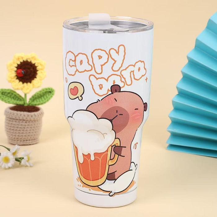 Wholesale 30oz tumbler ice bully cup car cup stainless steel insulated cup with straw