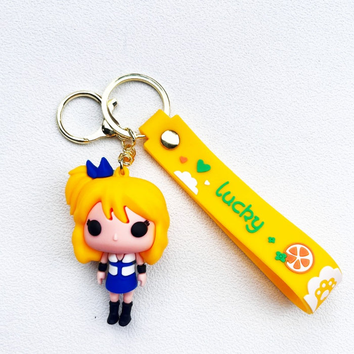 Wholesale Cartoon Doll PVC Keychain JDC-KC-ChuC043