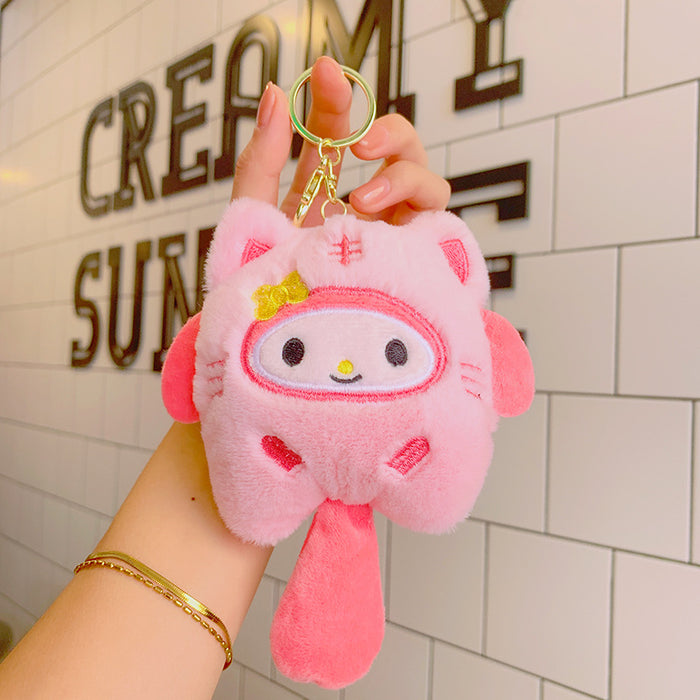 Wholesale Cute Plush Cartoon Doll Keychains JDC-KC-LiuFan023