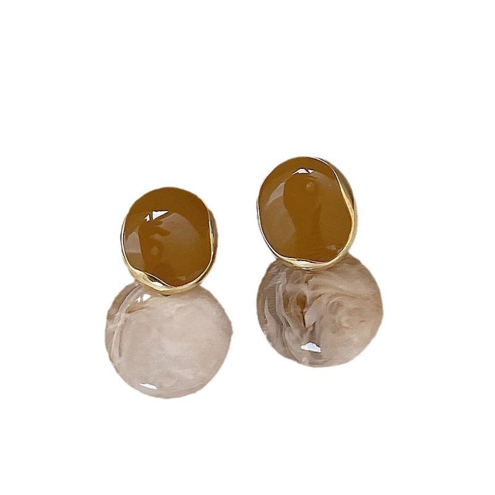 Wholesale  Maillard brown Earrings for Women  Vintage  Temperament  Earrings