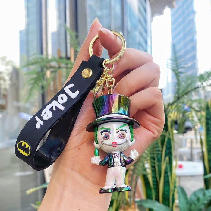 Wholesale Cute and quirky silicone cartoon keychains