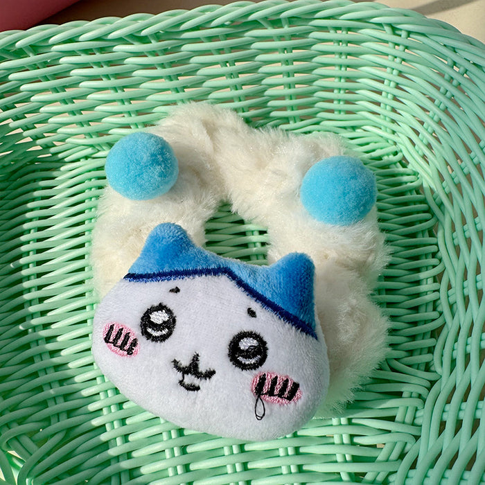 Wholesale Hair Ball Hair Accessories Rubber Tendon Small Intestine Hair Ring  Cartoon Lovable Giyka Wow Small Eight Hair Rope Head