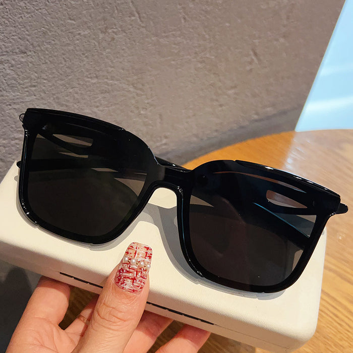 Wholesale UV resistant reflective large frame personalized sunglasses