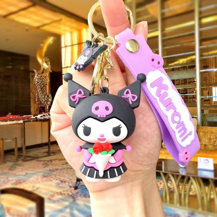 Wholesale Silicone Cartoon Keychain JDC-KC-MingT241