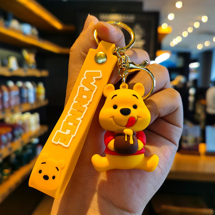 Wholesale Cartoon Cute Anime Silicone Keychain JDC-KC-Qiwei031