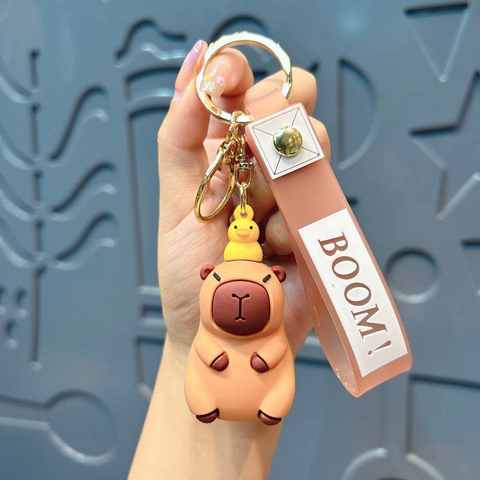 Wholesale PVC Cartoon Doll Keychain JDC-KC-KuangK016