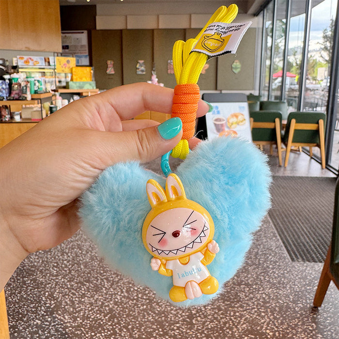 Wholesale Cute Small Schoolbag Pendant High Color Value Creative Coin Purse Niche Plush Keychain