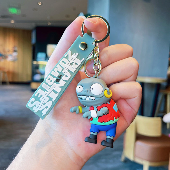 Wholesale Zombie keychain pendant school bag pendant car keychain accessories
