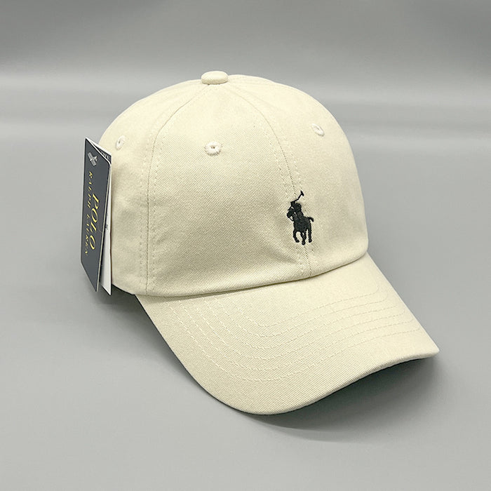 Wholesale Horse Embroidery Baseball Cap Pure Cotton Washed Cloth Unisex Sun Protection