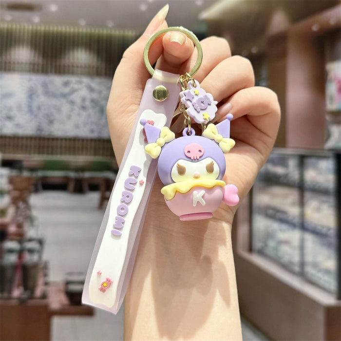 Wholesale Cartoon Silicone Doll Keychain JDC-KC-HaoXi028