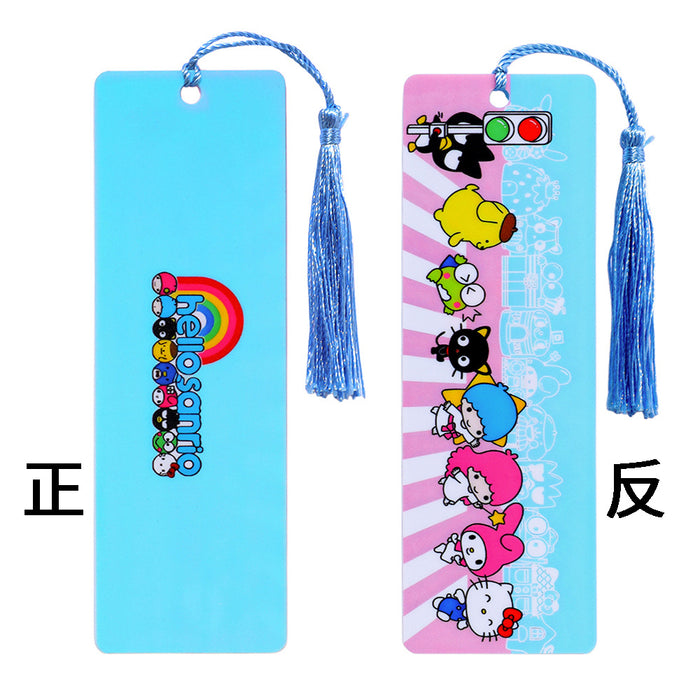 Wholesale cartoon cute cat acrylic tassel bookmark