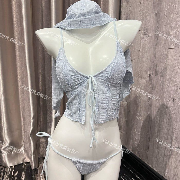 Wholesale Bikini swimsuit high-end three piece swimsuit set