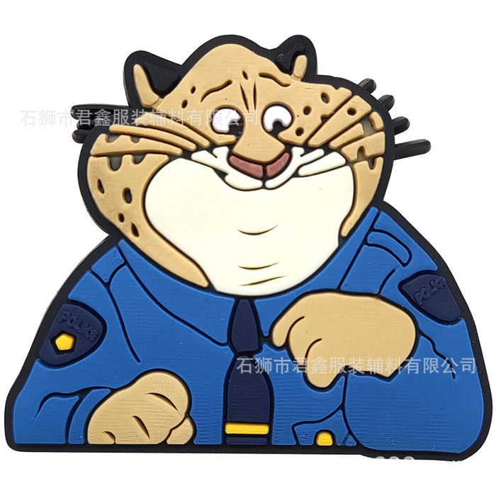 Wholesale  50pcs Hole shoe accessories cartoon detachable PVC soft rubber Shoes Charms