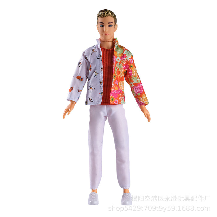 Wholesale prince casual  doll men' s suit children' s toy clothes