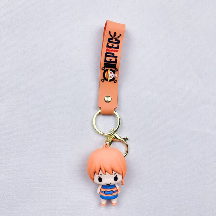 Wholesale Anime Keychain Luffy Nami Sanji Zoro Keychain Doll Bag Pendant Ornaments JDC-KC-YaEn002